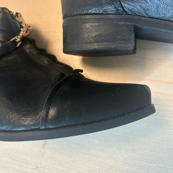 Shoe The Bear "Anna" Black Leather Ankle Boots - Picture 5 of 11